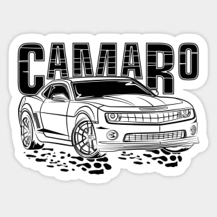 Camaro (Black Print) Sticker